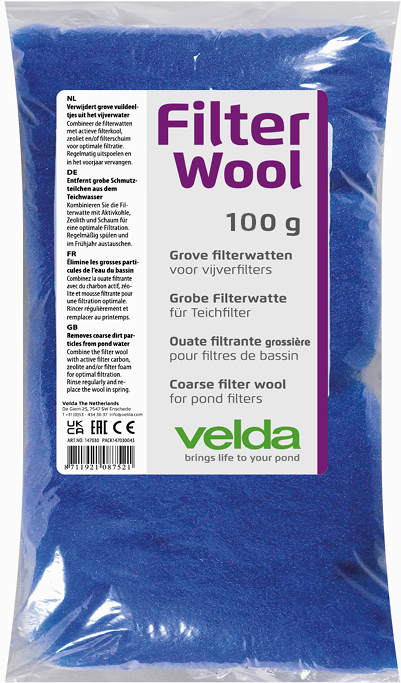 Pond Filter Wool blue