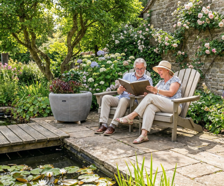 Orbis-Planter-au-dehors-de-l'étang-avec-parent-livre-set (Moyenne)