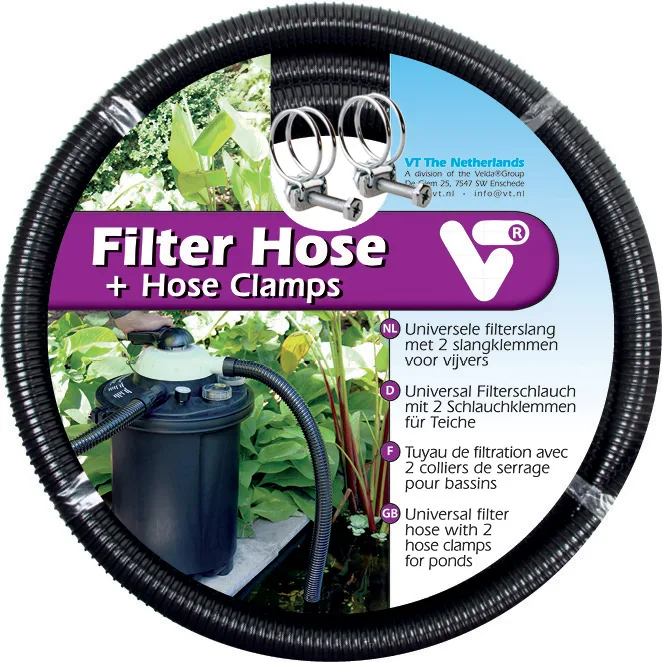 Filter Hose+Clamps