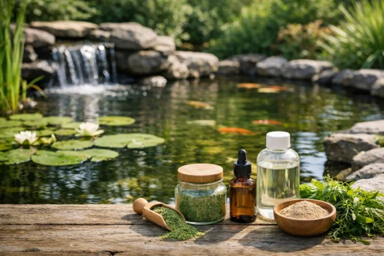 Natuurlijke middelen voor vijver uitgelegd